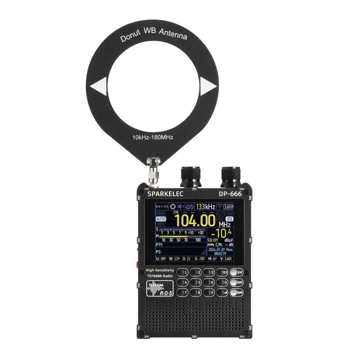 洋楽 g-rap Radio DP-666 Full Band DSP Radio – Raddy
