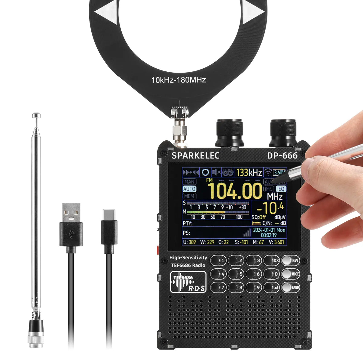 DP-666 Full Band DSP Radio – Raddy