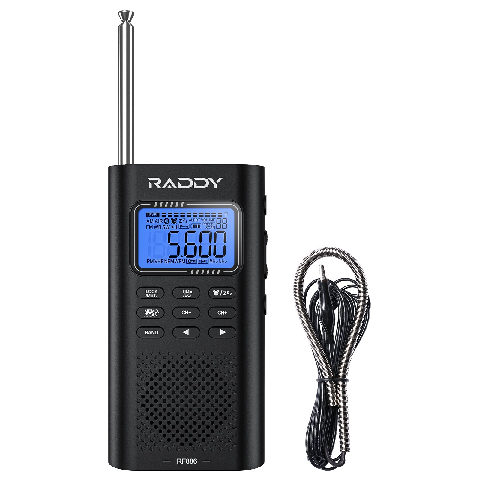 RF886 Bluetooth Shortwave Radio