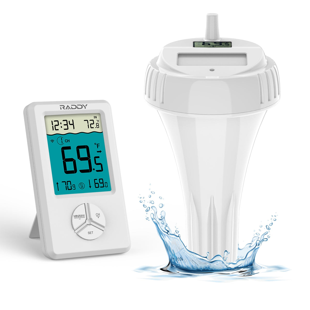 PT-1 Wireless Pool Thermometer – Raddy