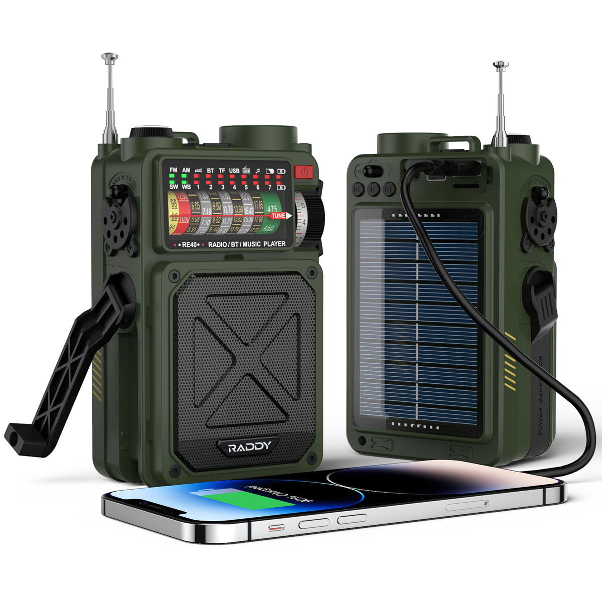 RE40 3-in-1 Retro AM/FM/SW/WB Radio – Raddy