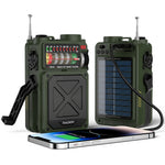 Load image into Gallery viewer, Two views of the RE40 3-in-1 Retro AM/FM/SW/WB Radio