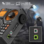 Load image into Gallery viewer, RF320 APP Control Shortwave Radio 3.5mm earphone socket & AUX-in socket