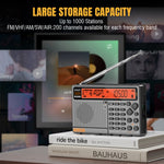 Load image into Gallery viewer, RF757 Shortwave Radio up to 1000 stations