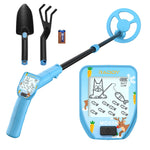 Load image into Gallery viewer, Blue MD65K Kid Metal Detector with accessories on a white background