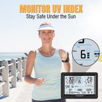 Load image into Gallery viewer, Raddy MN6 Wi-Fi Weather Station UV index monitor