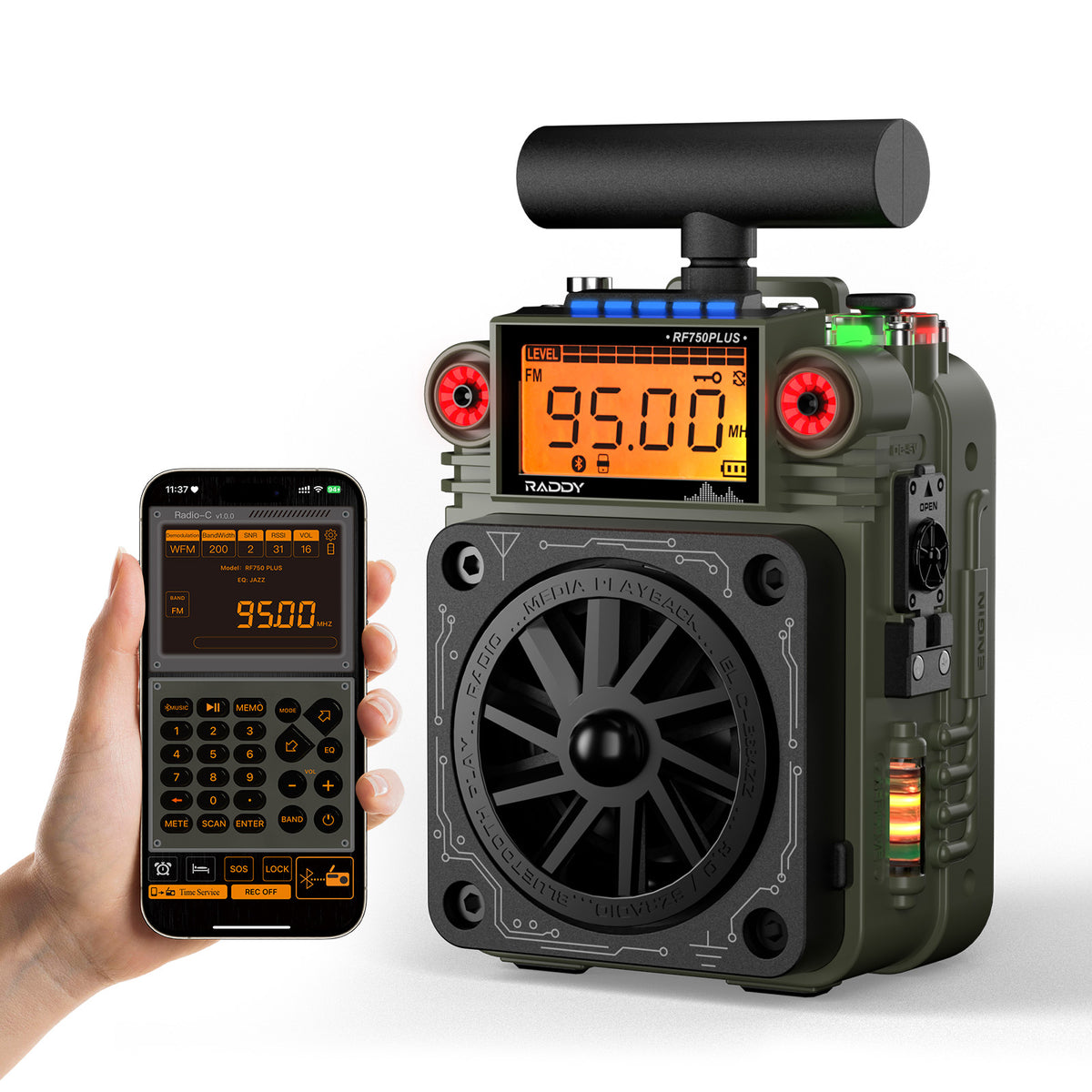 RF750 Plus AM/FM/SW Shortwave Radio – Raddy