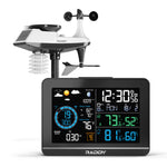 Load image into Gallery viewer, Raddy UV6 Professional Weather Station with digital display and solar panel on a white background