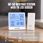 Load image into Gallery viewer, Raddy WF-50 Weather Station TN version total functions banner