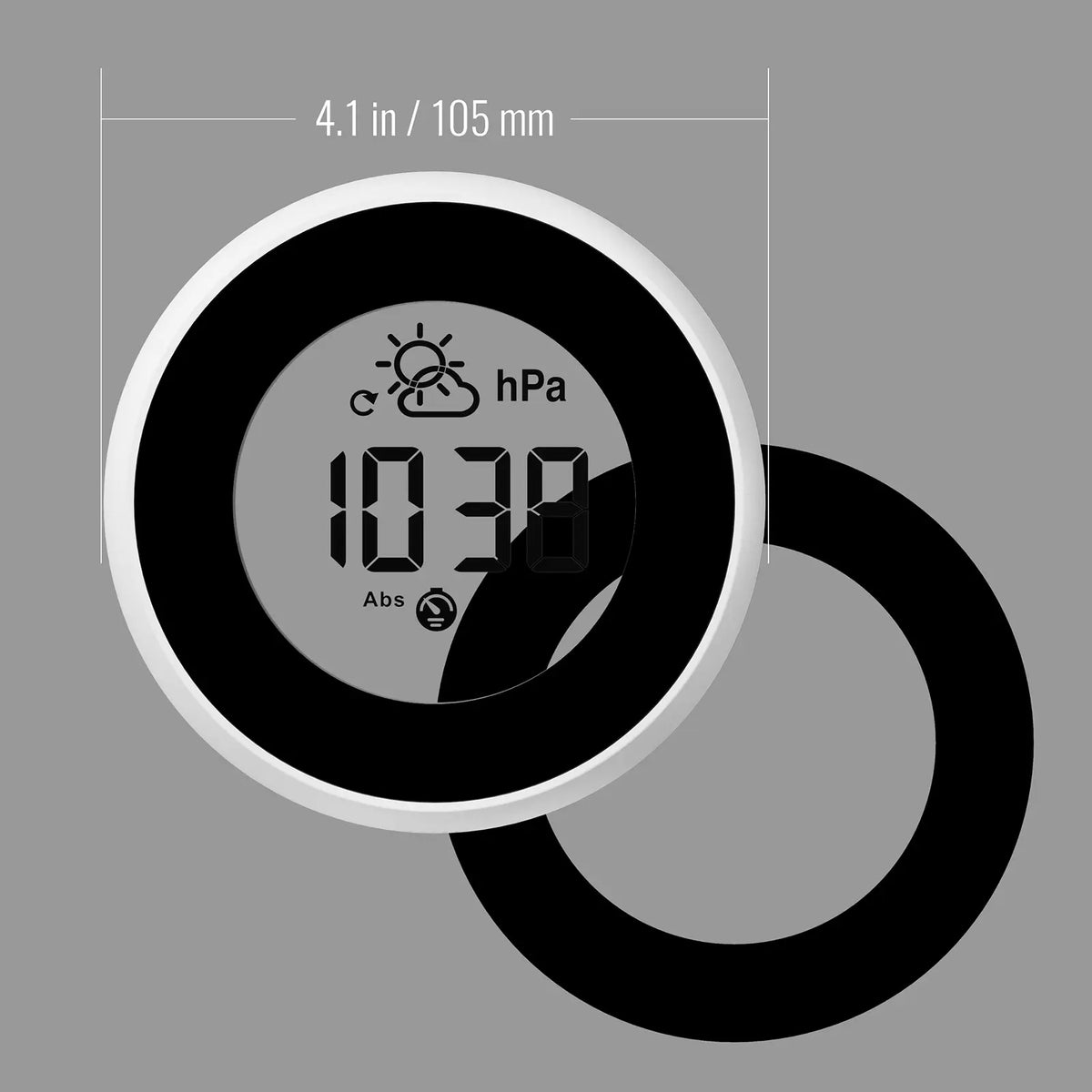 Raddy WT-2 Window Thermometer, Magnetic Outdoor Temp & Barometer
