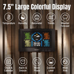 Load image into Gallery viewer, WF-80C Weather Station 7.5'' large colorful display