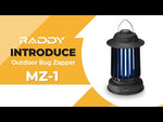 Load and play video in Gallery viewer, MZ-1 Outdoor Bug Zapper interduce