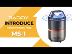 Load and play video in Gallery viewer, MS-1 Indoor Insect Trap introduce video