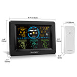 Load image into Gallery viewer, WF-60C Weather Station and sensor size