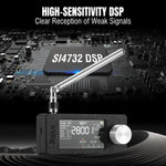 Load image into Gallery viewer, Radio receiver with SI4732 DSP chip on a circuit board background
