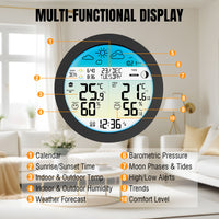 DT7 Circular Screen Weather Station