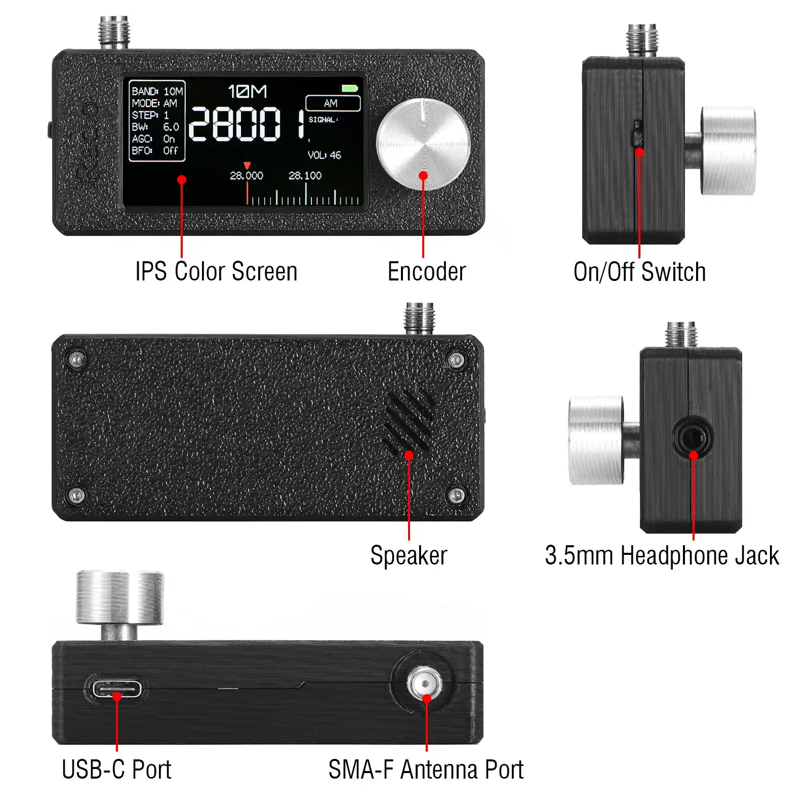Mini Radio All-Band DSP Radio – Raddy