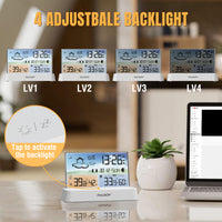 DT6 Weather Station 4 adjustable backlight 