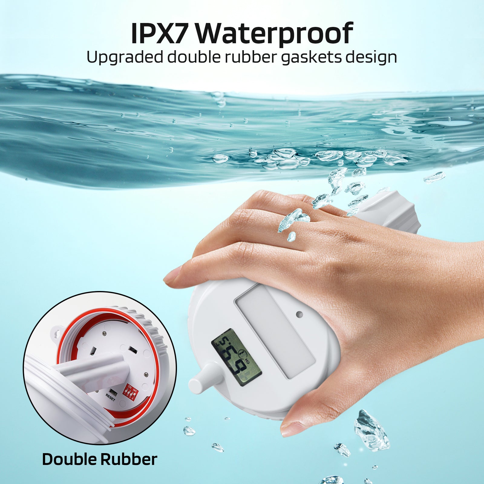 PT-1 Wireless Pool Thermometer IPX7 waterproof 