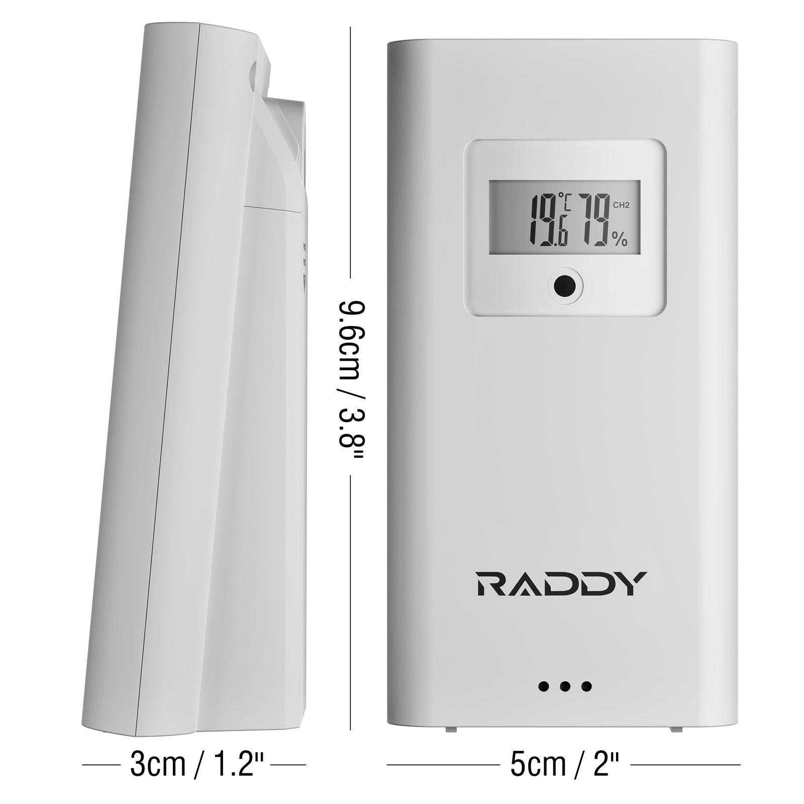 R4 Wireless Remote Sensor size