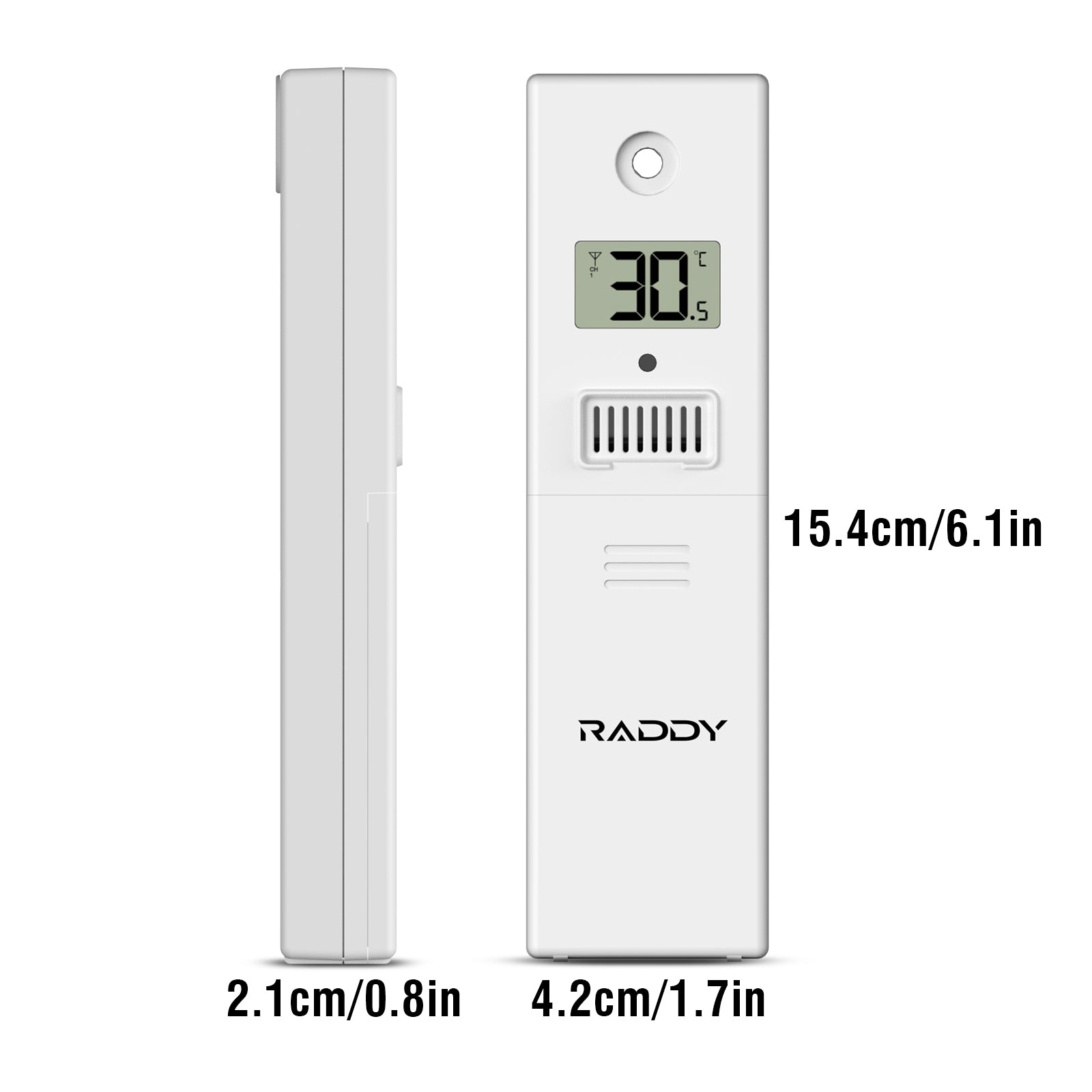 R5 Wireless Remote Sensor size