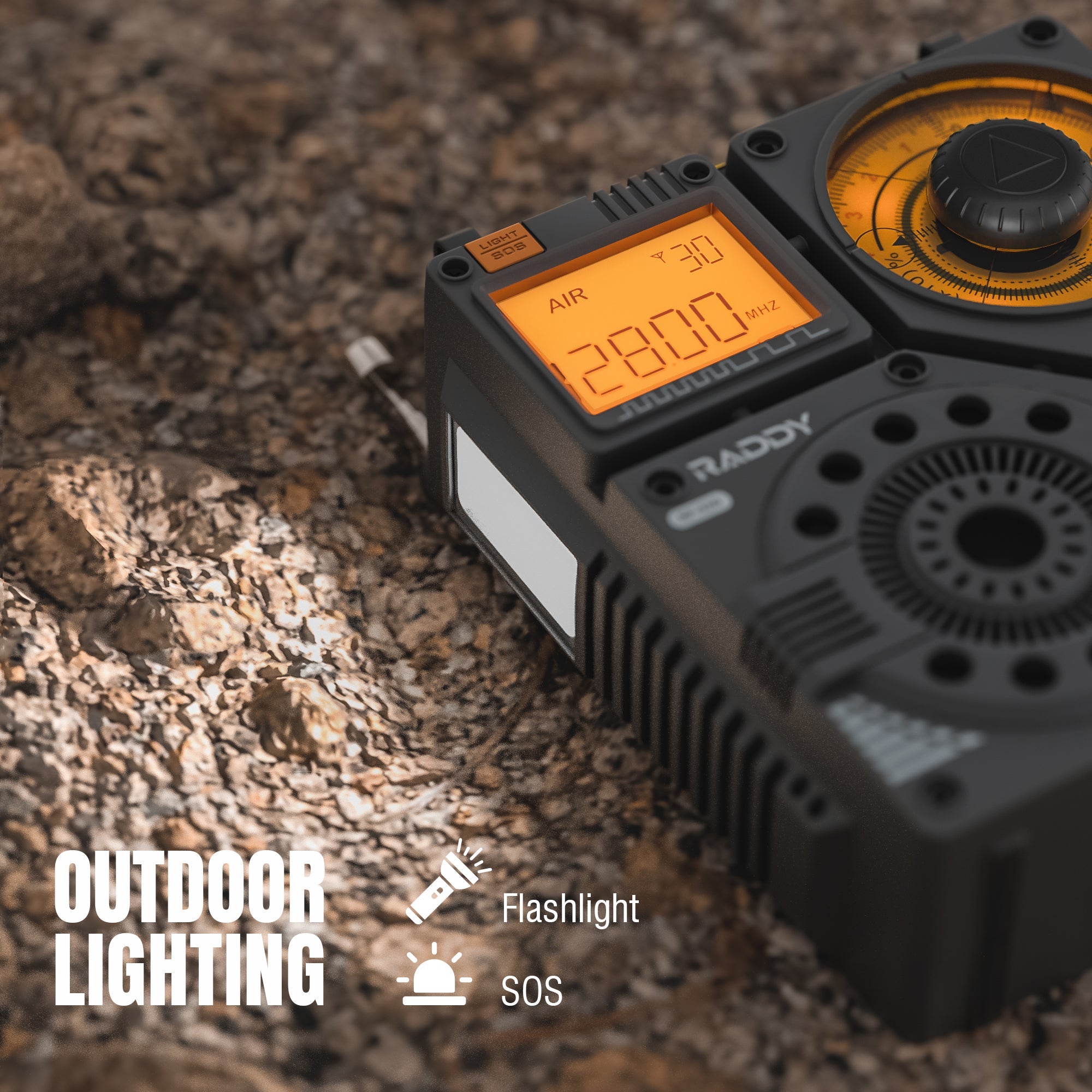 RF320 APP Control Shortwave Radio outdoor lighting