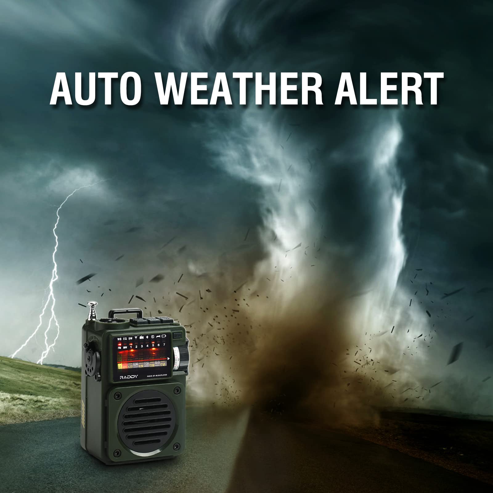 RF750 supports auto weather alert