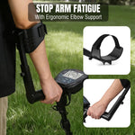 Load image into Gallery viewer, Ergonomic elbow support device for arm fatigue relief with grass background
