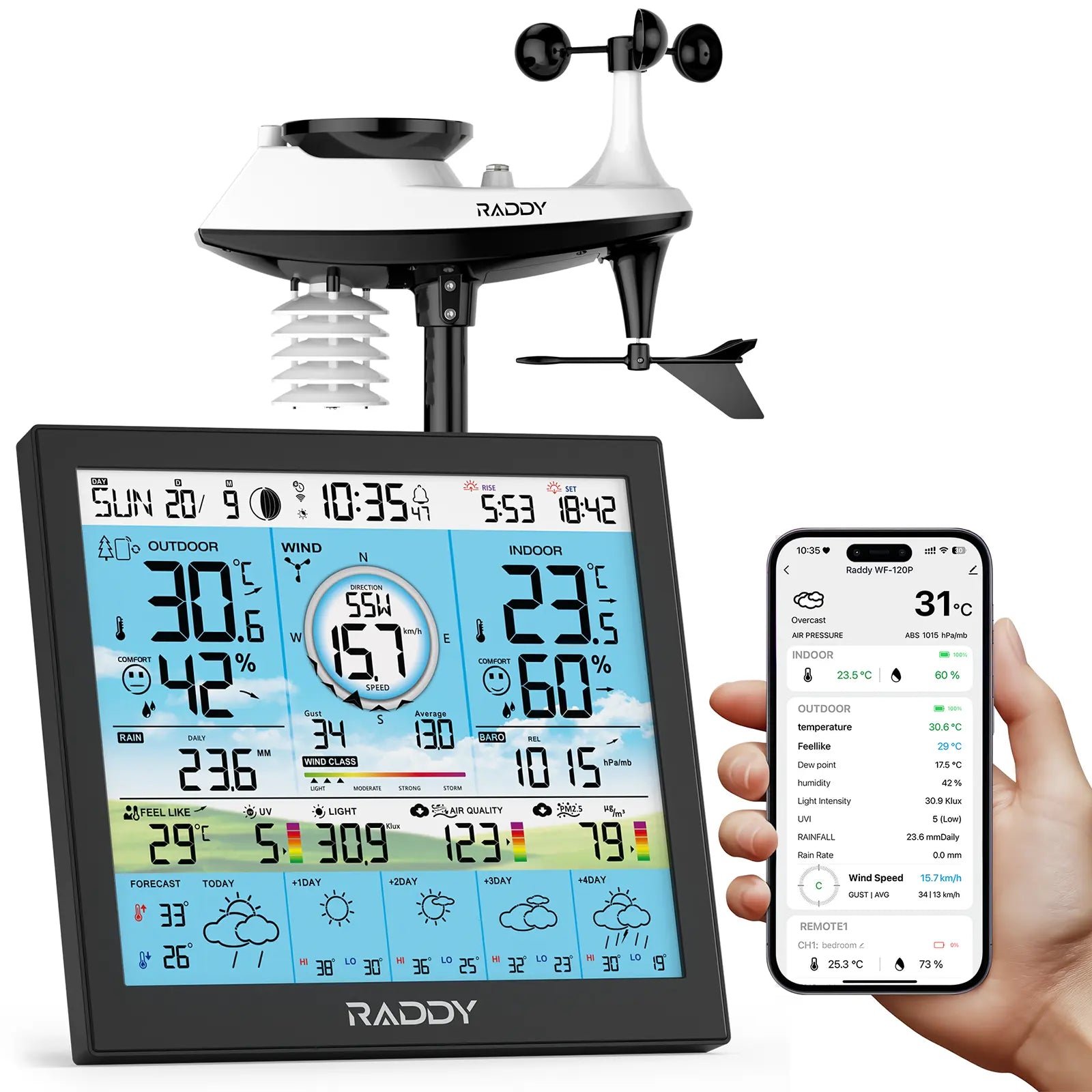 WF-120P Professional Weather Station