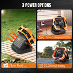 Load image into Gallery viewer, CF3 Rechargeable Camping Fan 3 power options
