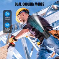 CF6 Portable Waist Fan dual cooling modes