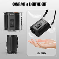 CF6 Portable Waist Fan size & weight 