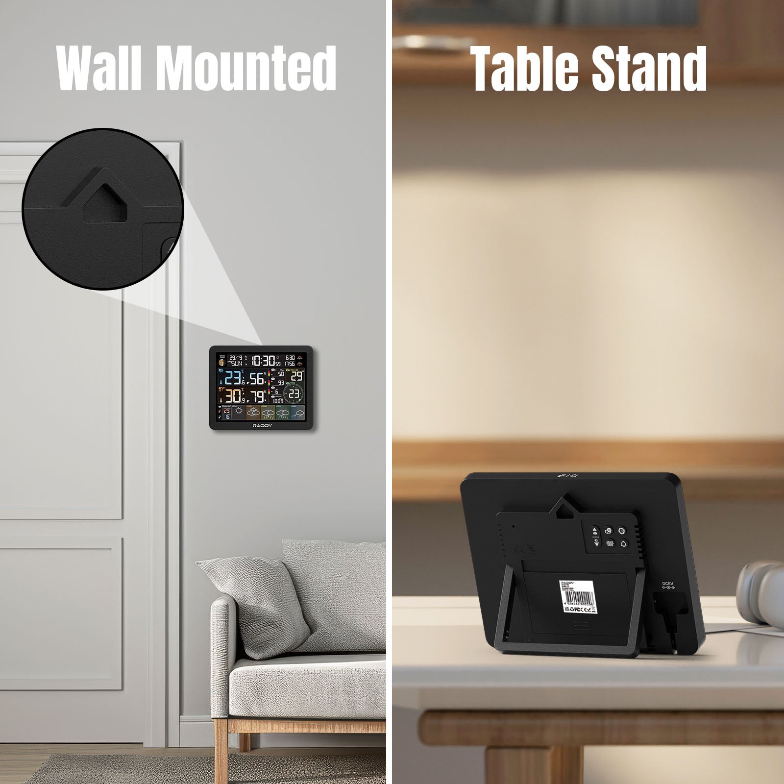 Wall Mounted & Table Stand