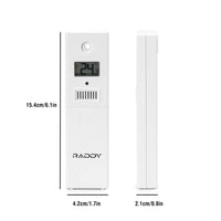 Raddy R6 Wireless Remote Sensor  size