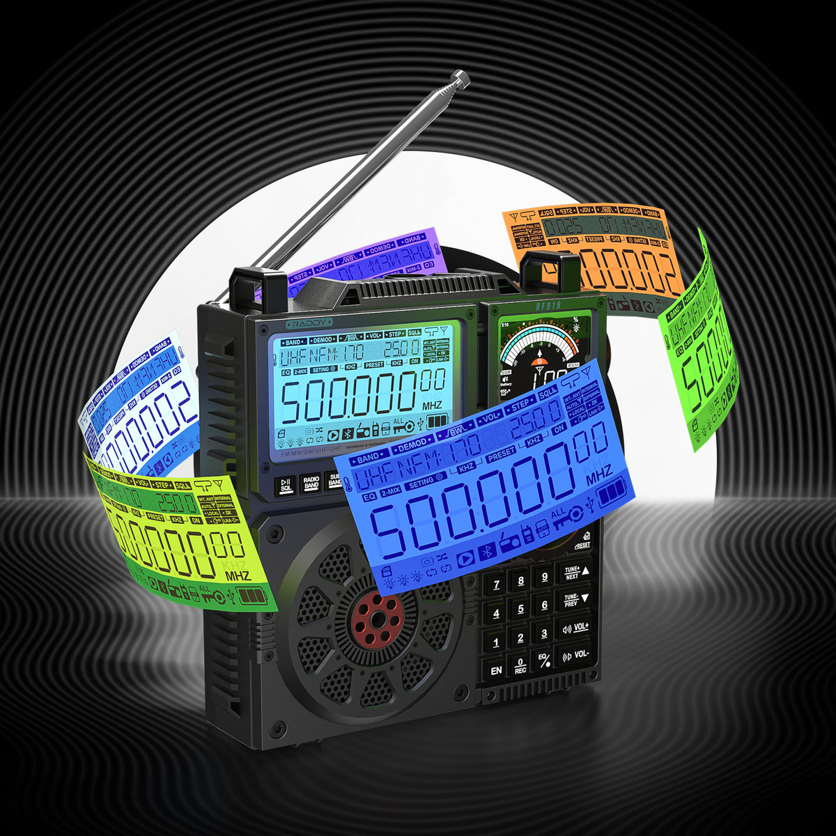 RF919 Shortwave Radio – Raddy