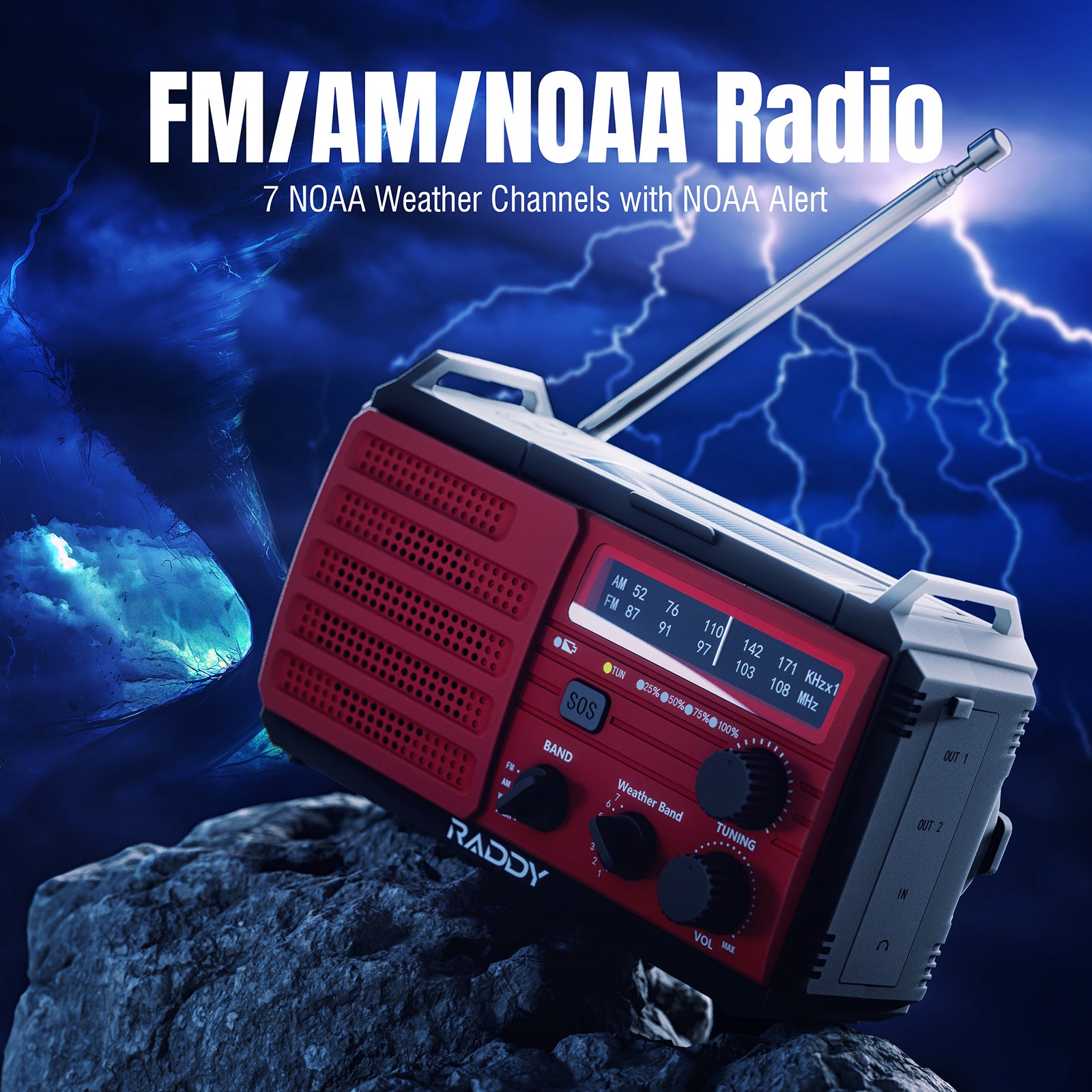 SW10 FM/AM/NOAA radio 