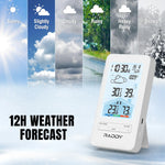 Load image into Gallery viewer, Raddy V4 Wireless Weather Station with digital display showing weather conditions and temperature.
