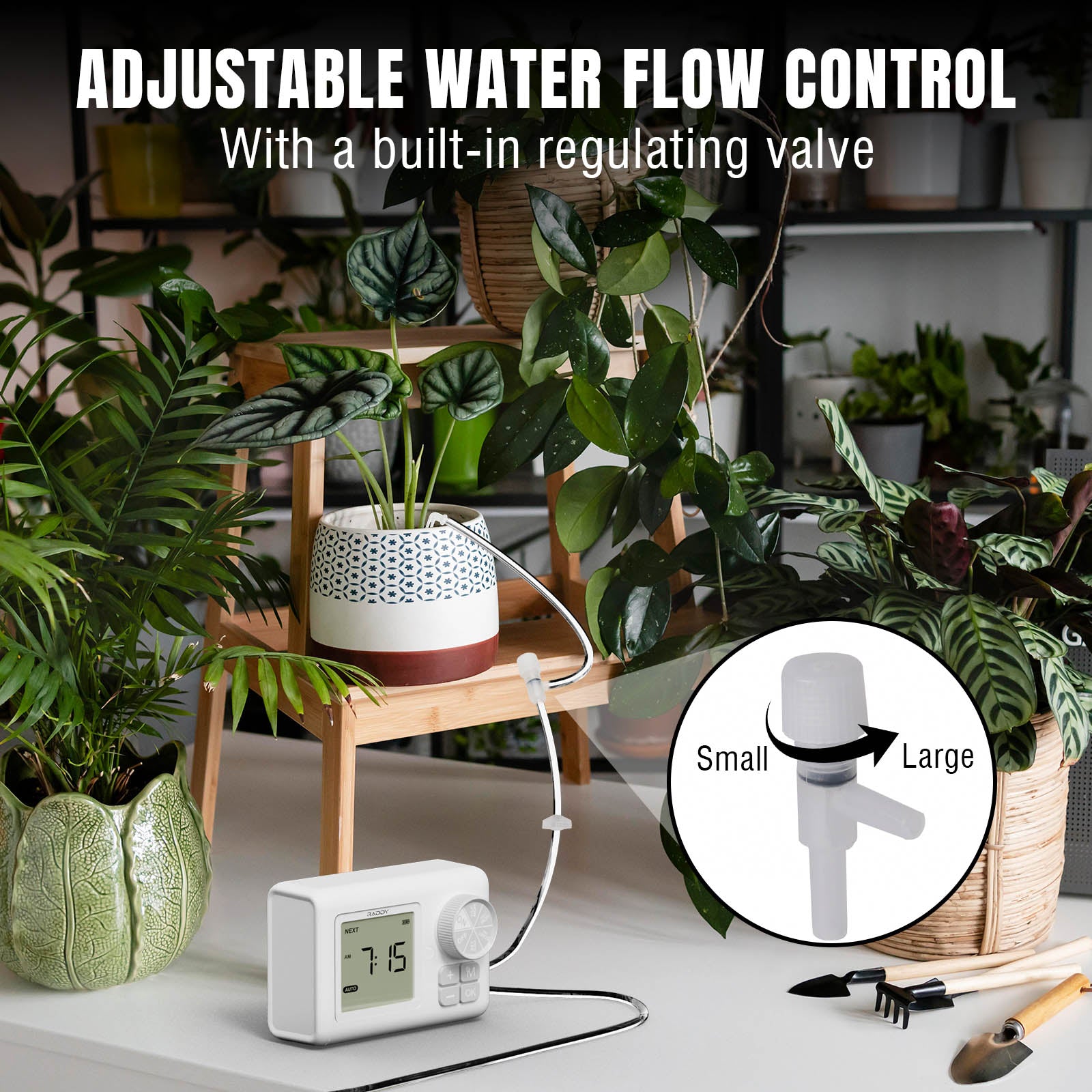 WS-64 adjustable water flow control