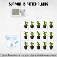 irrigating potted plants WS-6 Automatic Drip Irrigation Kit – Raddy