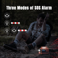 SD10 DAB/DAB+ Emergency Radio three modes of SOS alarm