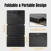 SP30 Portable Solar Panel  size