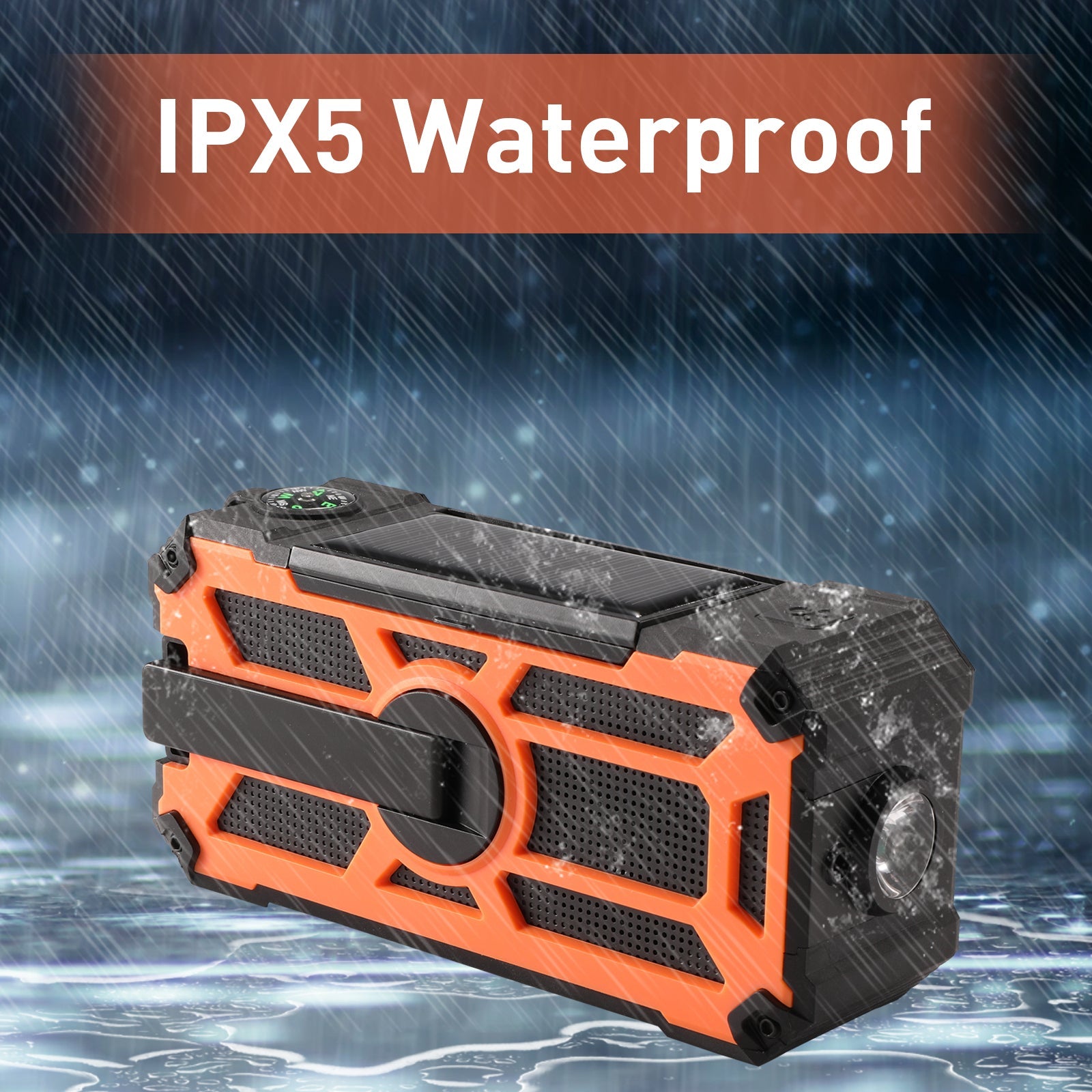 SW5 Emergency Radio IPX5 waterproof 