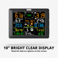 WF-100C comes with 10" bright clear display