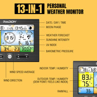 WF-100SE Weather Station 13-in-1 personal weather monitor