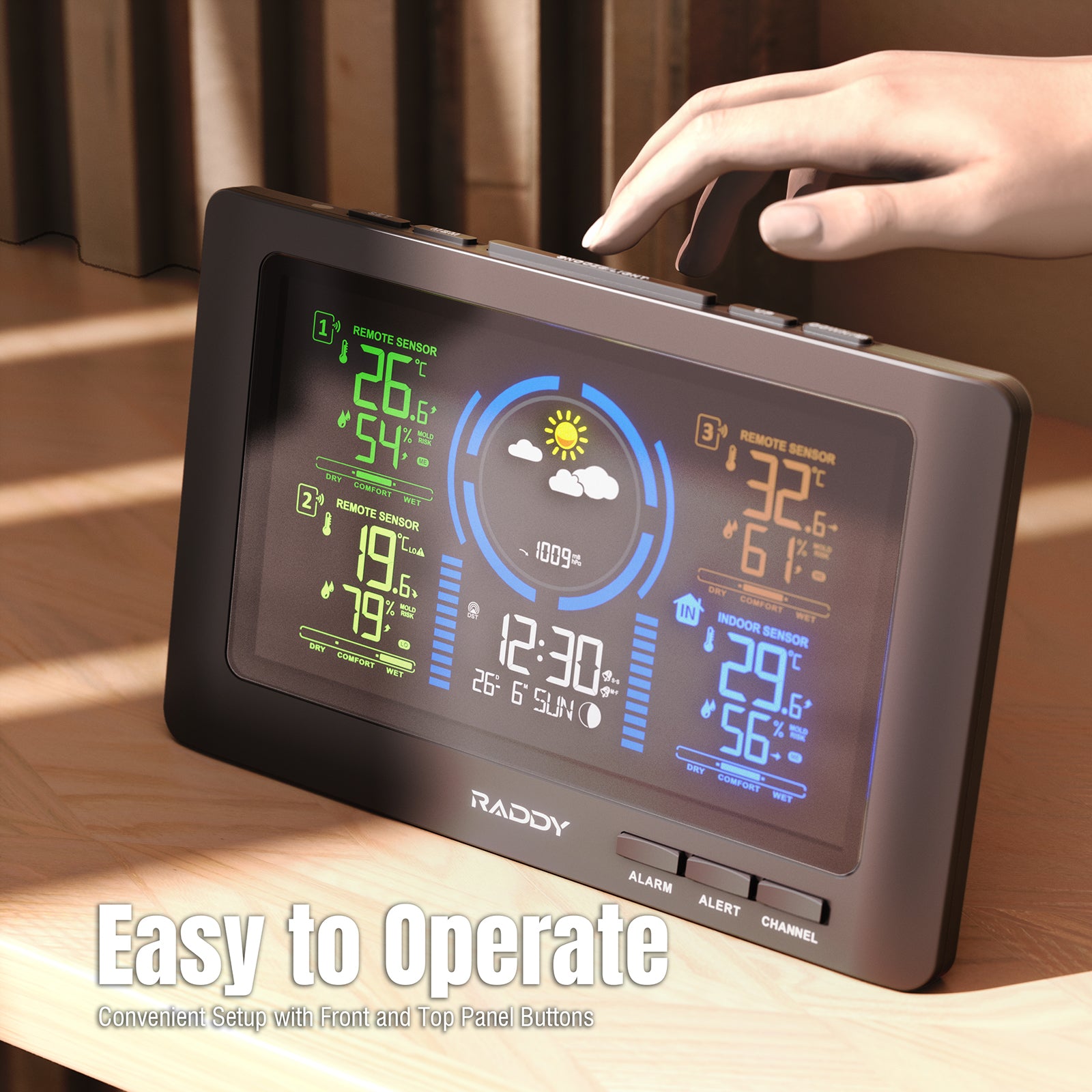 WF-80C Weather Station easy to operate 