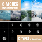 Load image into Gallery viewer, WF-80C Weather Station weather forecast and moon phase
