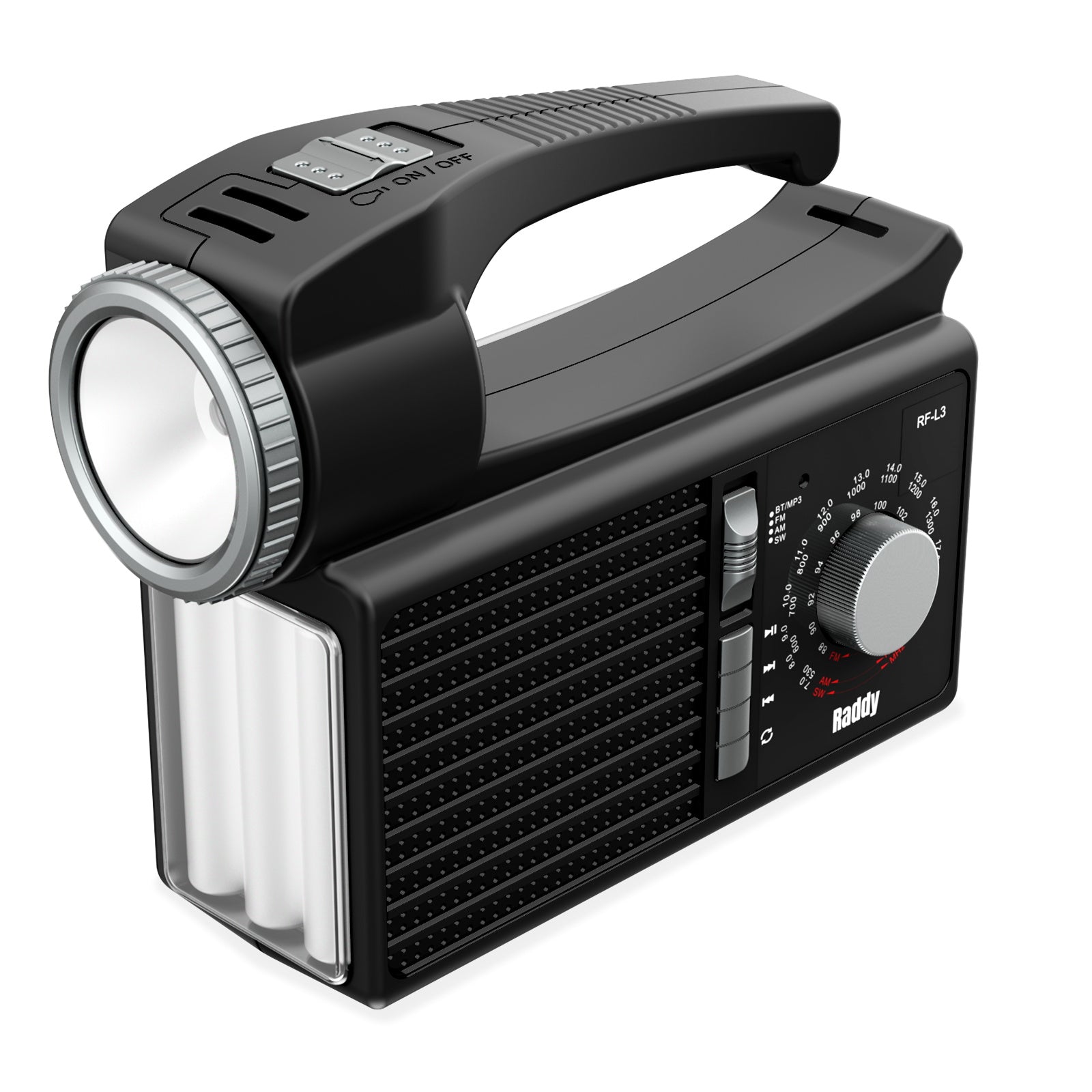 Rechargeable Radio Lantern with Flashlight