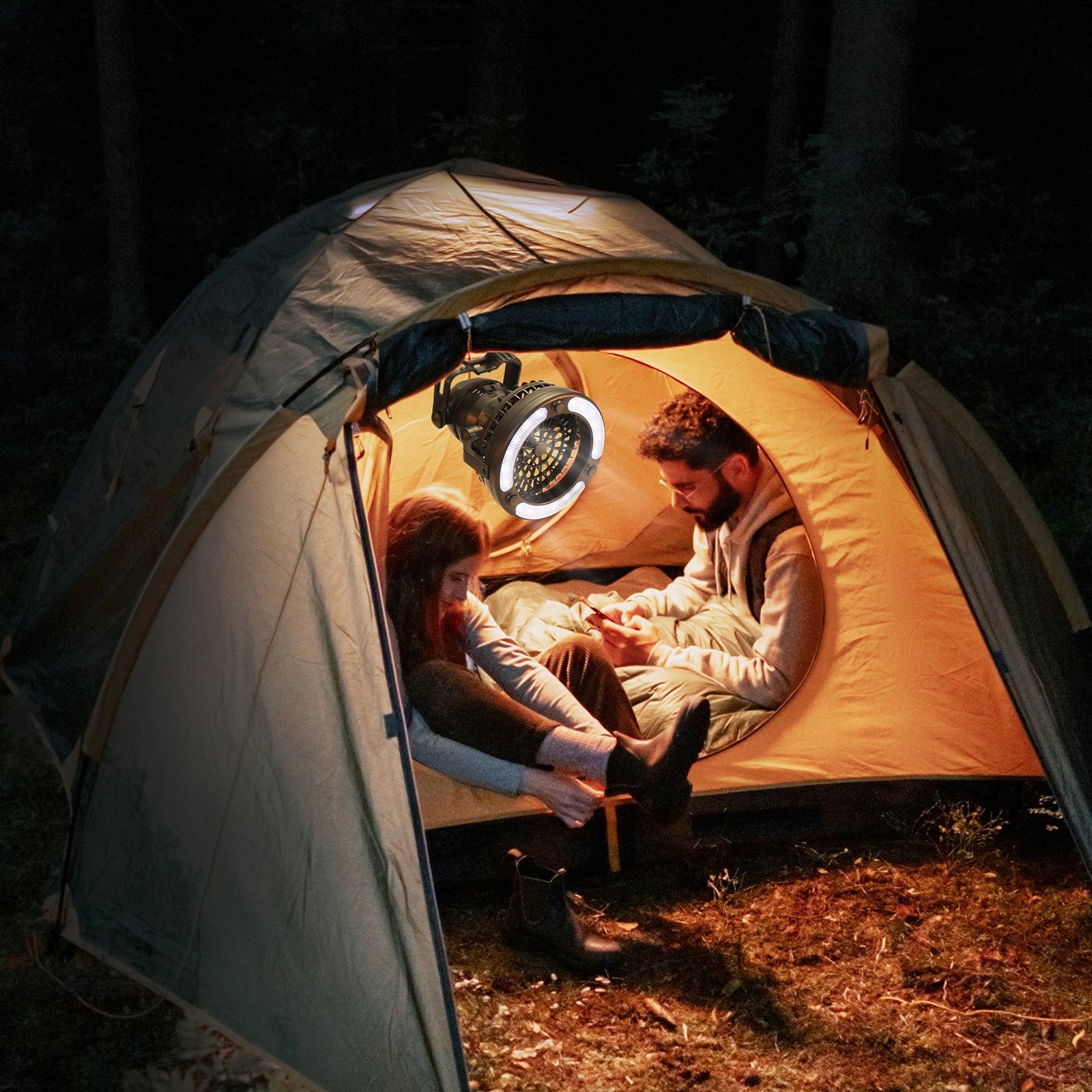 CF2 Camping Fan Lantern in camping