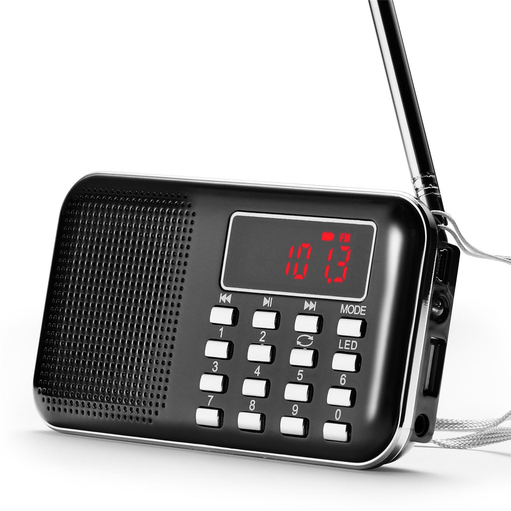 RF23 Pocket AM FM Radio black version 