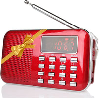 RF23 Pocket AM FM Radio red version 